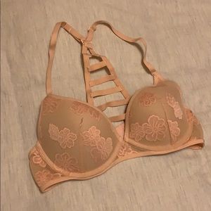 VS Pink Blush Pink Floral Bra